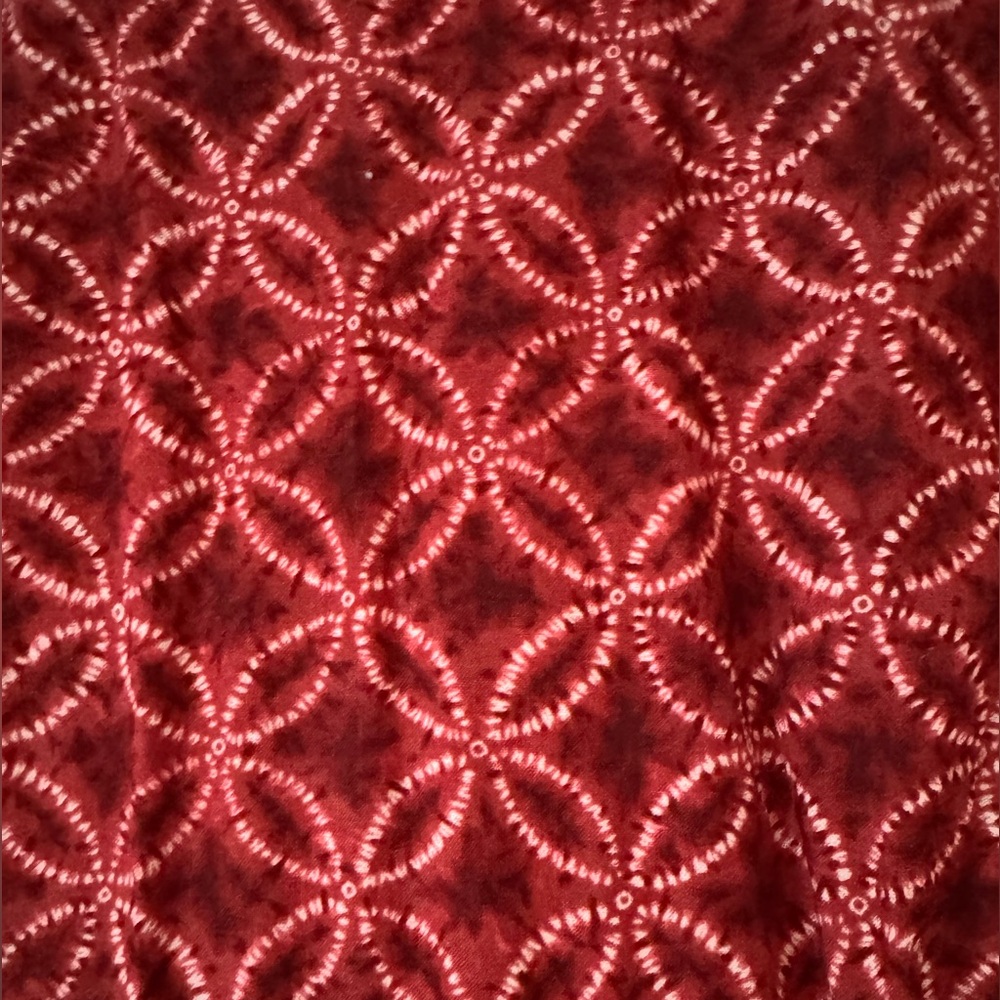 Heinui Custom Dress in Red Shibori Print, Large - Picture 6 of 6
